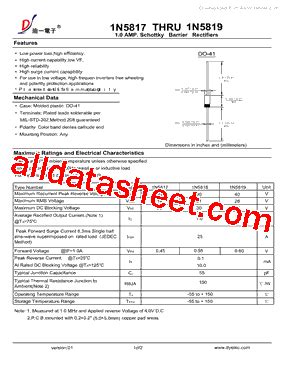 N Datasheet Pdf Diyi Electronic Technology Co Ltd