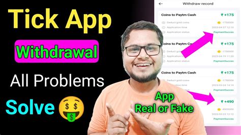 Tick App Withdrawal All Problems Solve Tick Se Paisa Kaise Kamaye