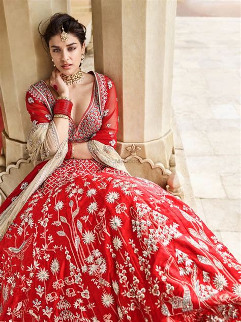 Photo of Anita dongre red bridal lehenga