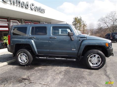 Slate Blue Metallic 2006 Hummer H3 Standard H3 Model Exterior Photo