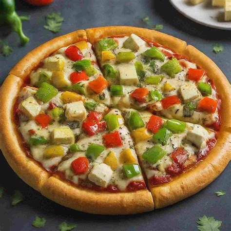 𝐂𝐥𝐚𝐬𝐬𝐢𝐜 𝐌𝐚𝐧𝐢𝐚 𝐕𝐞𝐠 Paneer And Capsicum” Sir Toms Pizza