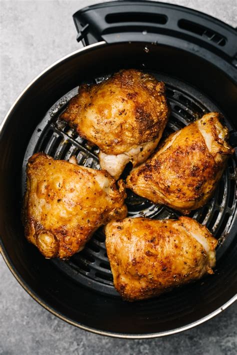 Air Fryer Chicken Thighs (20 Minutes!) - Our Salty Kitchen