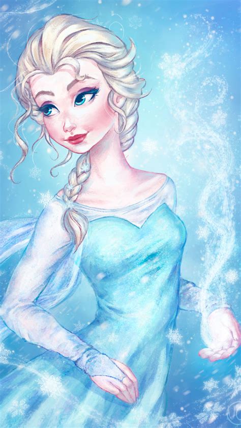 🔥 Download Frozen Elsa Anna Digital Fan Art Wallpaper By Carolynr4