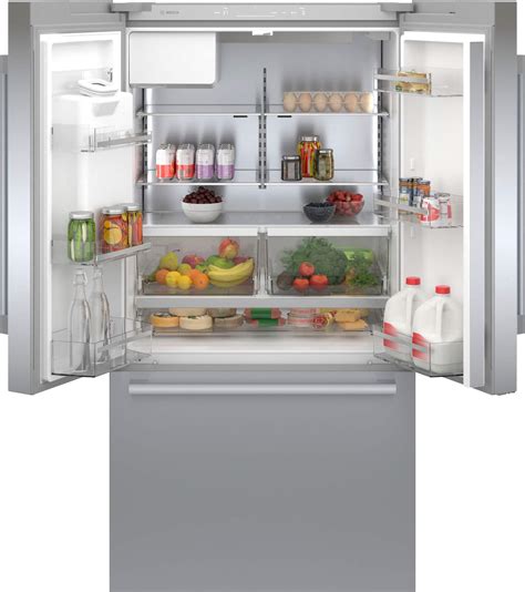 Bosch 500 Series 21 Cu. Ft. French Door Counter-Depth Smart ...