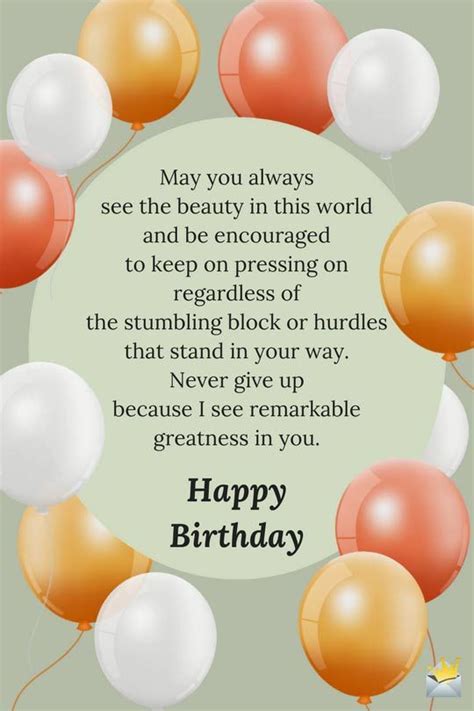 Inspirational Quotes For Happy Birthday - Lark Sharla