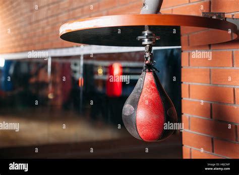 Black And Red Punching Bag Stock Photo Alamy