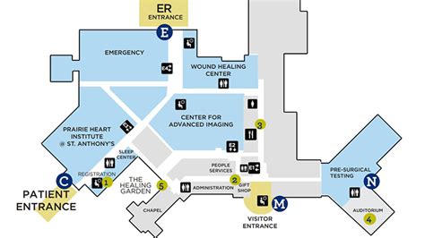 Campus Map and Parking at HSHS St. Anthony's Memorial Hospital