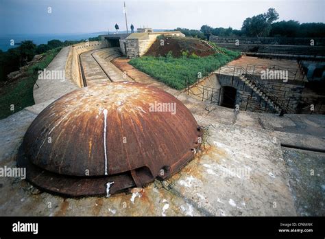 Croatia Brijuni Brioni Islands National Park Fort Austrian Stock