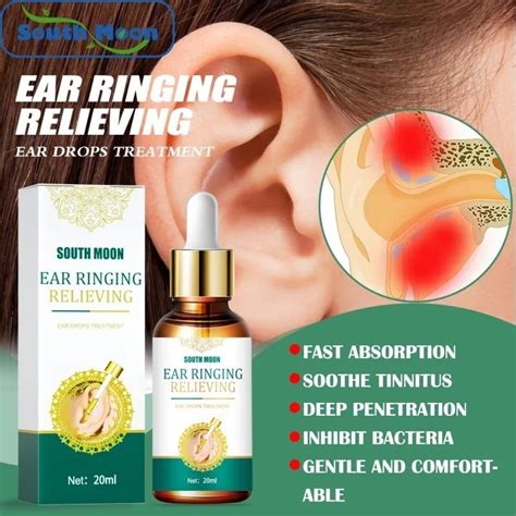 South Moon Tinnitus Liquid Ear Drops Infection Treatment Cleaning