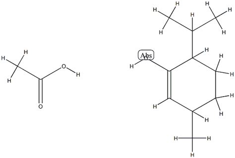 1 Cyclohexen 1 Ol 3 Methyl 6 1 Methylethyl Acetate Sapond CAS