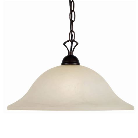 Bel Air Lighting Aspen 1 Light Oil Rubbed Bronze Pendant Light Fixture With Bell Shaped