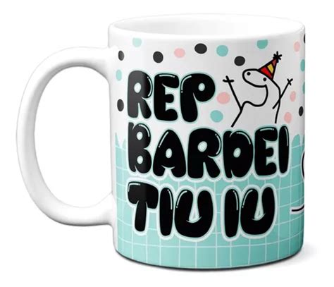 Caneca Flork Aniversário Rep Bardei Tiu Iu Qr Code Presente