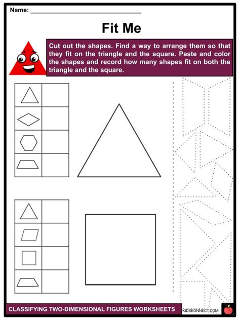 Classifying Two-Dimensional Figures Facts & Worksheets For Kids