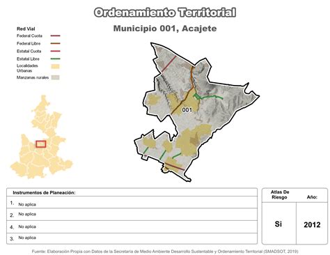 Ordenamiento territorial en municipio de Acajete Subsecretaría de