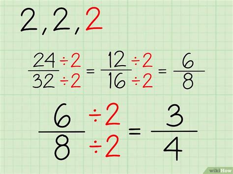 Mani Res De Simplifier Des Fractions Wikihow