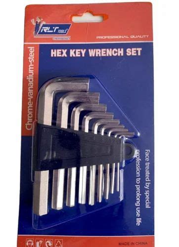 Rlt Tools Alloy Steel Allen Hex Key Set At Rs 100 Set In Ahmedabad Id 26477231073