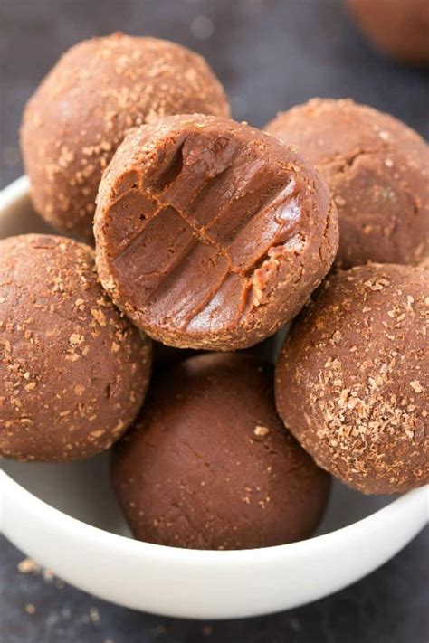 No Bake Brownie Bites 3 Ingredients The Big Mans World ® Recipe