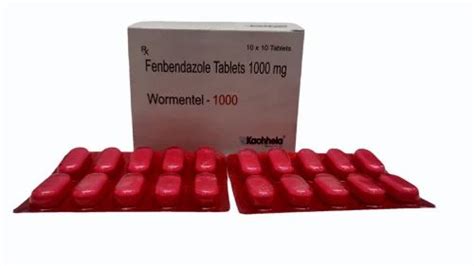 Fenbendazole Tablets 1000 Mg Wormentel 1000 At Rs 240 Stripe