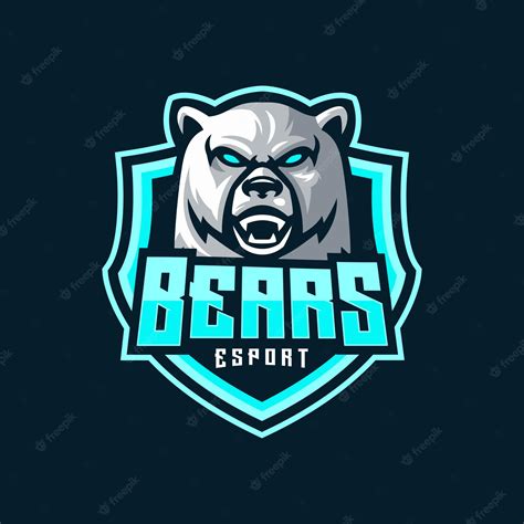 Premium Vector Illustration Vector Bears Esport Mascot Logo Style