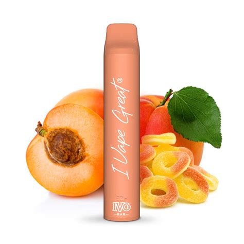 Buy Ivg Bar Peach Rings 20mgml Vapstore®