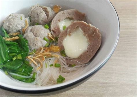 Resep Bakso Daging Homemade Oleh Kezzie Ali Cookpad