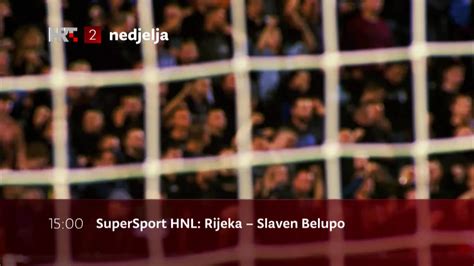 Nogomet SuperSport HNL 36 Kolo Rijeka Slaven Belupo HRT