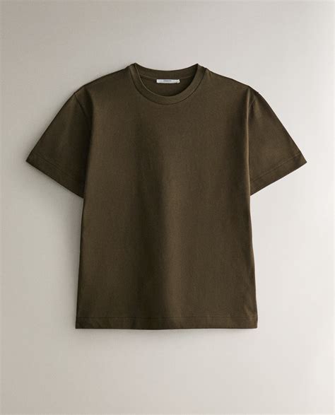 Short Sleeve Cotton T Shirt Zara Home Uae Abu Dhabial Ainras Al
