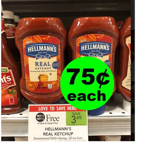 Publix Deal: 75¢ Hellmann’s Real Ketchup! (6/12 Or 6/13-6/16)