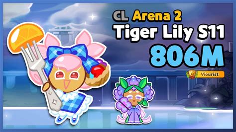 Champions League Arena 2 806M Tiger Lily Season 11 Cookie Run