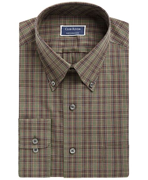 Club Room Mens Regular Fit Cotton Dress Shirt Created For Macys