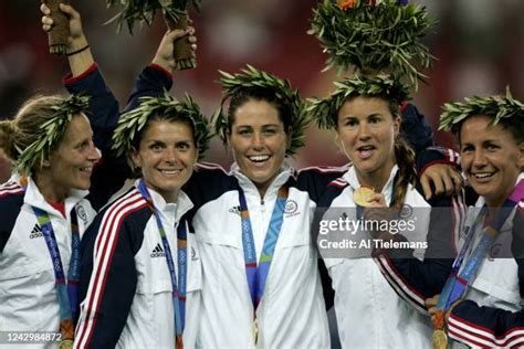 Womens Olympic Soccer Team Brandi Chastain Joy Fawcett Photos And