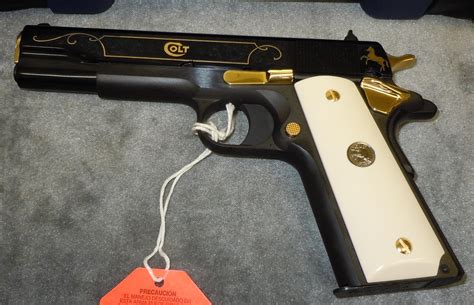 COLT 1911A1 GOVERNMENT MODEL 45ACP PISTOL GOLD For Sale