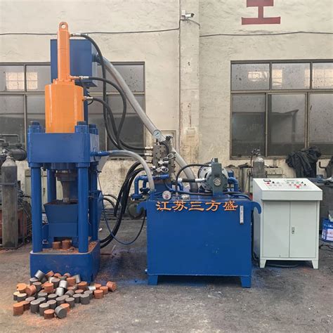 Automatic Hydraulic Scrap Metal Copper Iron Steel Aluminum Wood Chips