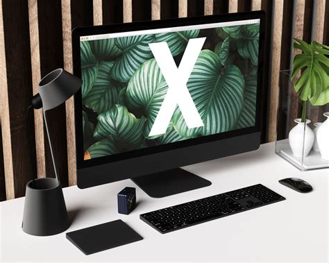 IMac Workspace Mockup Templates Images Vectors Fonts Design