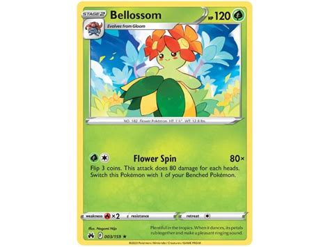 Pokémon karta Bellossom 003 159 Crown Zenith cheapgame cz