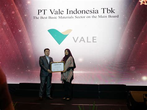 Vale Raih Csa Awards Kategori The Best Materials Sector On The