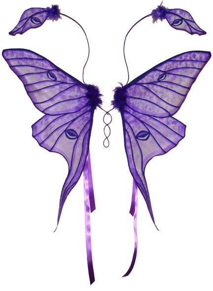 Purple Luna Moth Fairy Wings By Customfairywings On Deviantart