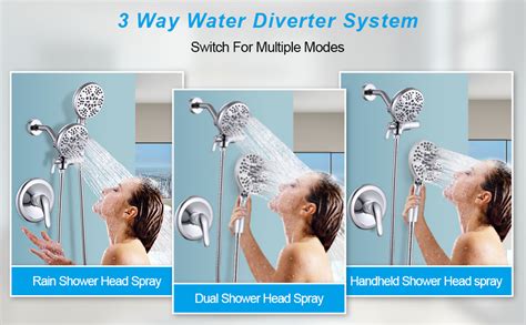 Bangpu Dual Function Shower Faucet Set With Valve High Pressure Double