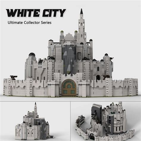 MOCBRICKLAND 104144 The White City Building Block MOULD KING Block