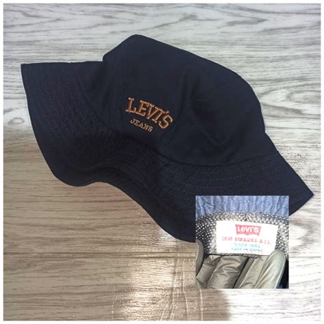 Topi Bucket Hat Levis Second Bekas Preloved Original 1 Fesyen Pria