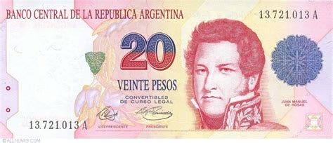 20 Pesos ND (1992), 1992-1997 ND Issue - Argentina - Banknote - 3971