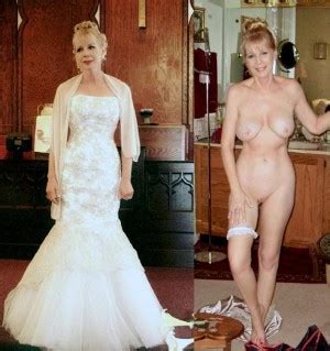 Bride Dressed Undressed Wedding Dresses Xsexpics