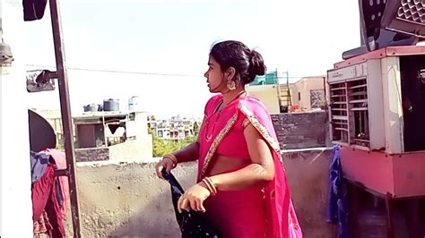 Pink Saree Vlog 💞🌄morning Routine गांव से आने के बाद मेरा पहला Vlog💁