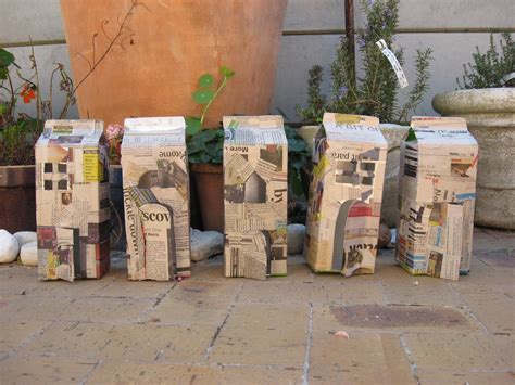 ...Joyful Mama's Place...: Papier Mache Houses
