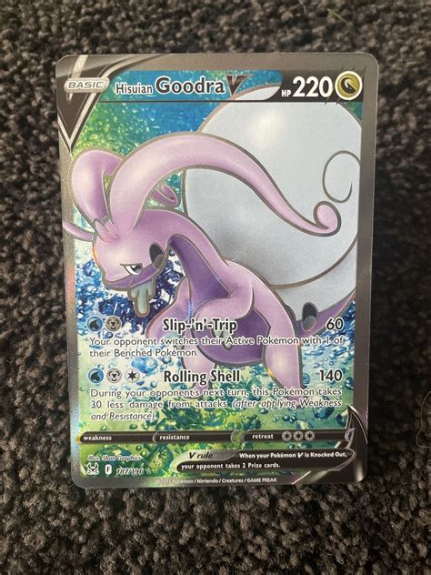 Hisuian Goodra V Full Art Lost Origin Nm Mint Pokemon Tcg