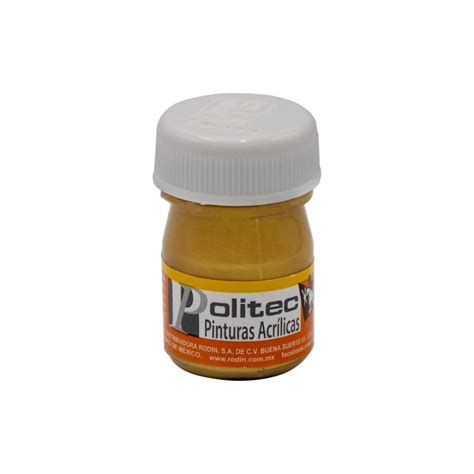 PINTURA ACRILICA POLITEC 20 ML METALICOS ORO 113926