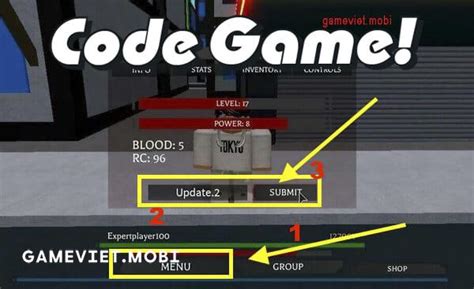 Code Project Ghoul Mới Nhất 2024 Nhập Codes Game Roblox Game Việt