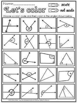 acute angle assessment - Made By Teachers