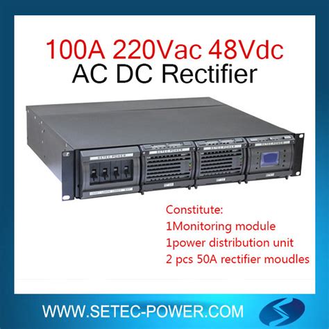 220vac 48vdc Rectifier System For Telecom China Rectifier Ac To Dc 100amp And 220vac 48vdc