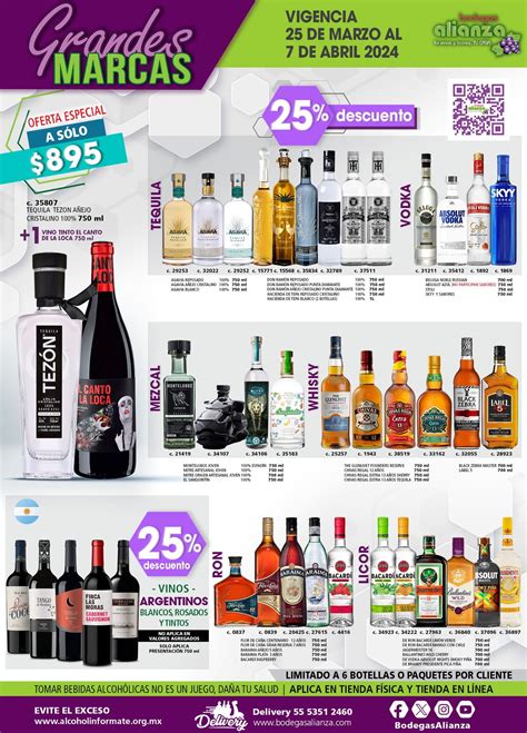 Ofertas Bodegas Alianza En Vinos Y Licores Para Semana Santa